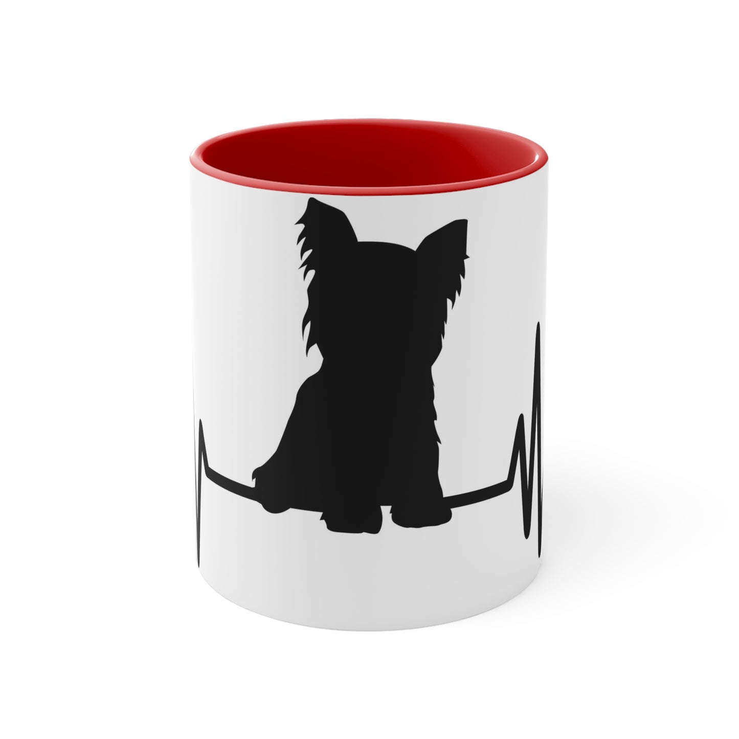 Yorkie heartbeat Mug