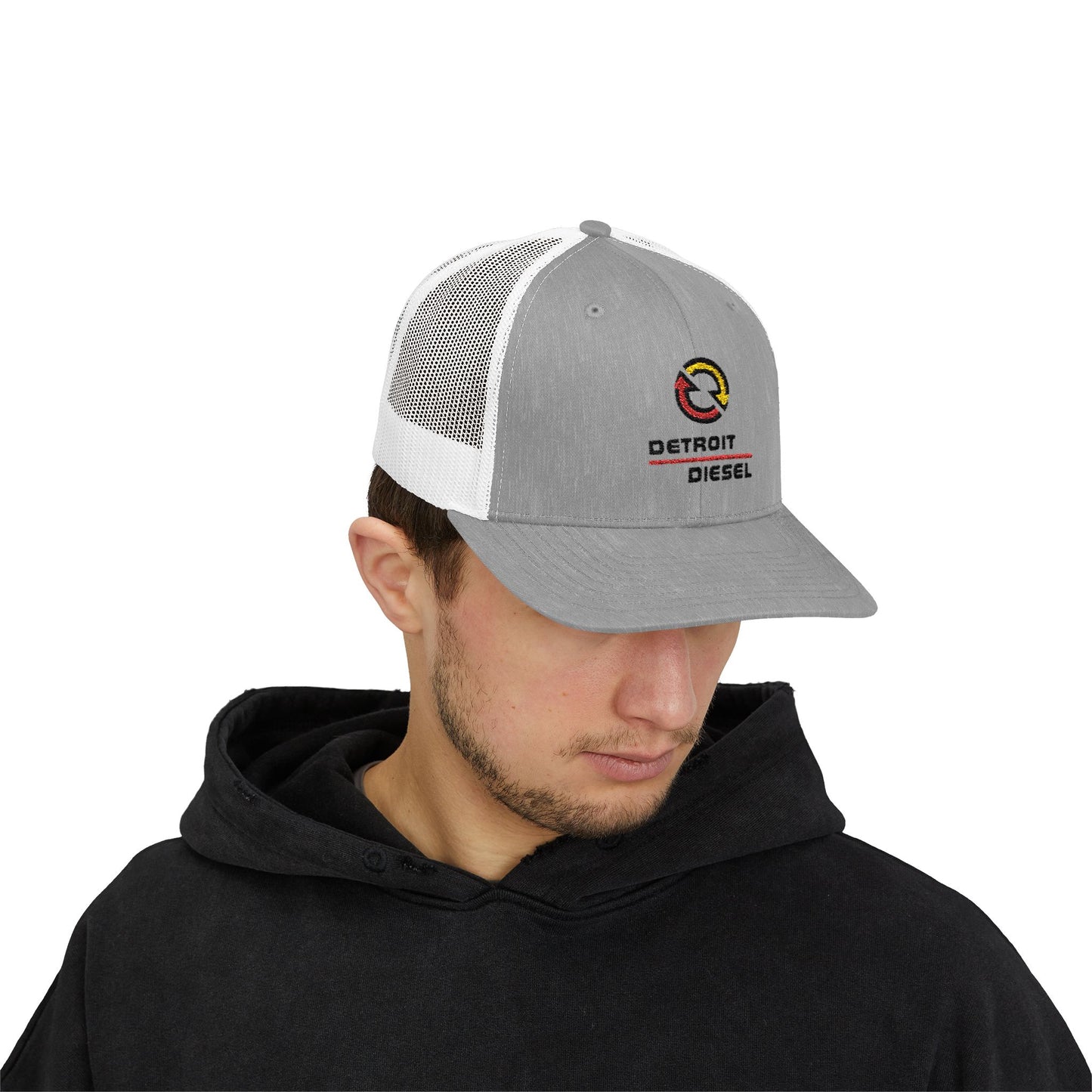 Detroit Diesel Snapback Trucker Cap - Stylish & Comfortable Hat for Auto Enthusiasts