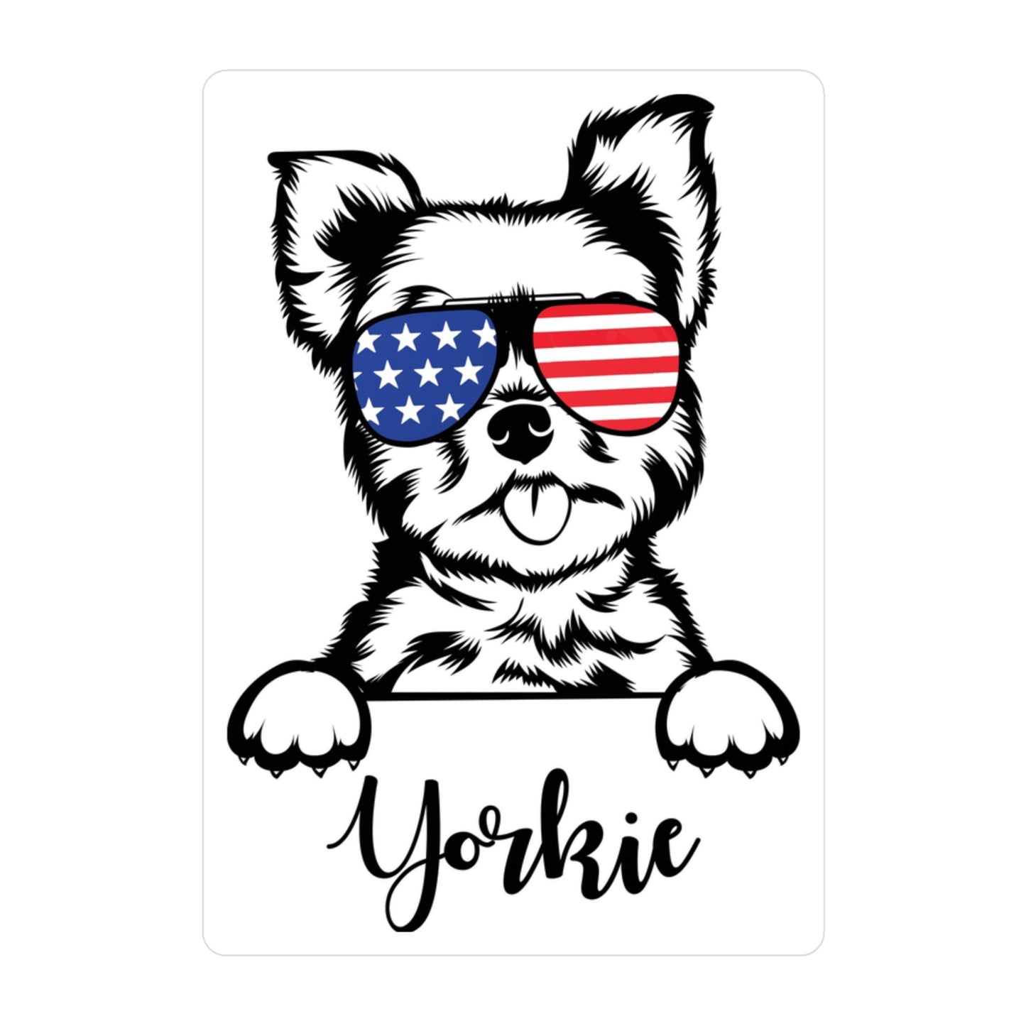 Yorkie Vinyl Decals