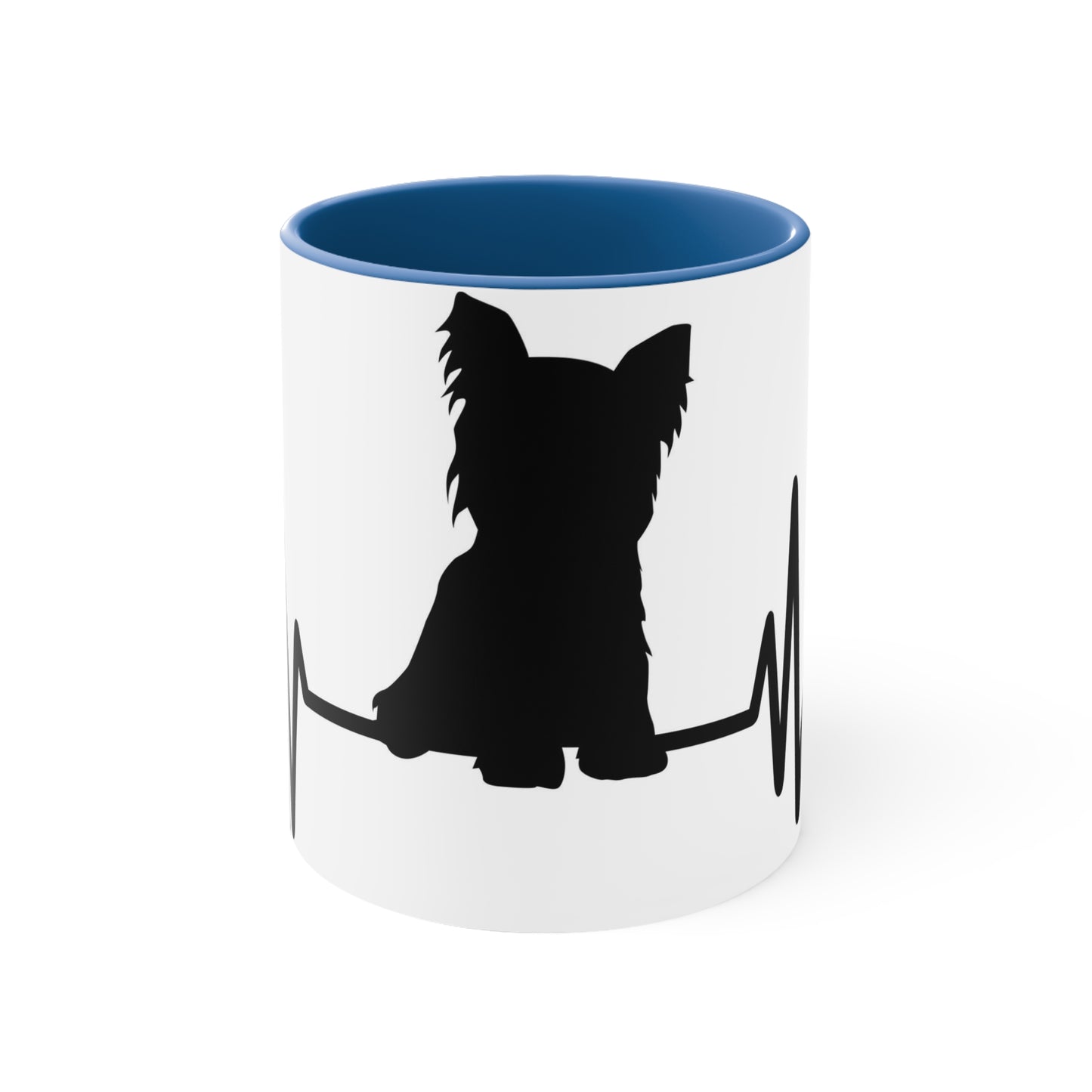 Yorkie heartbeat Mug