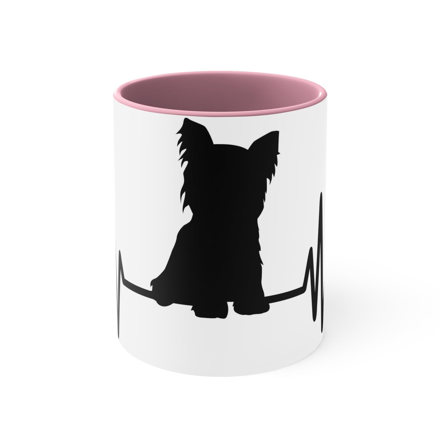 Yorkie heartbeat Mug