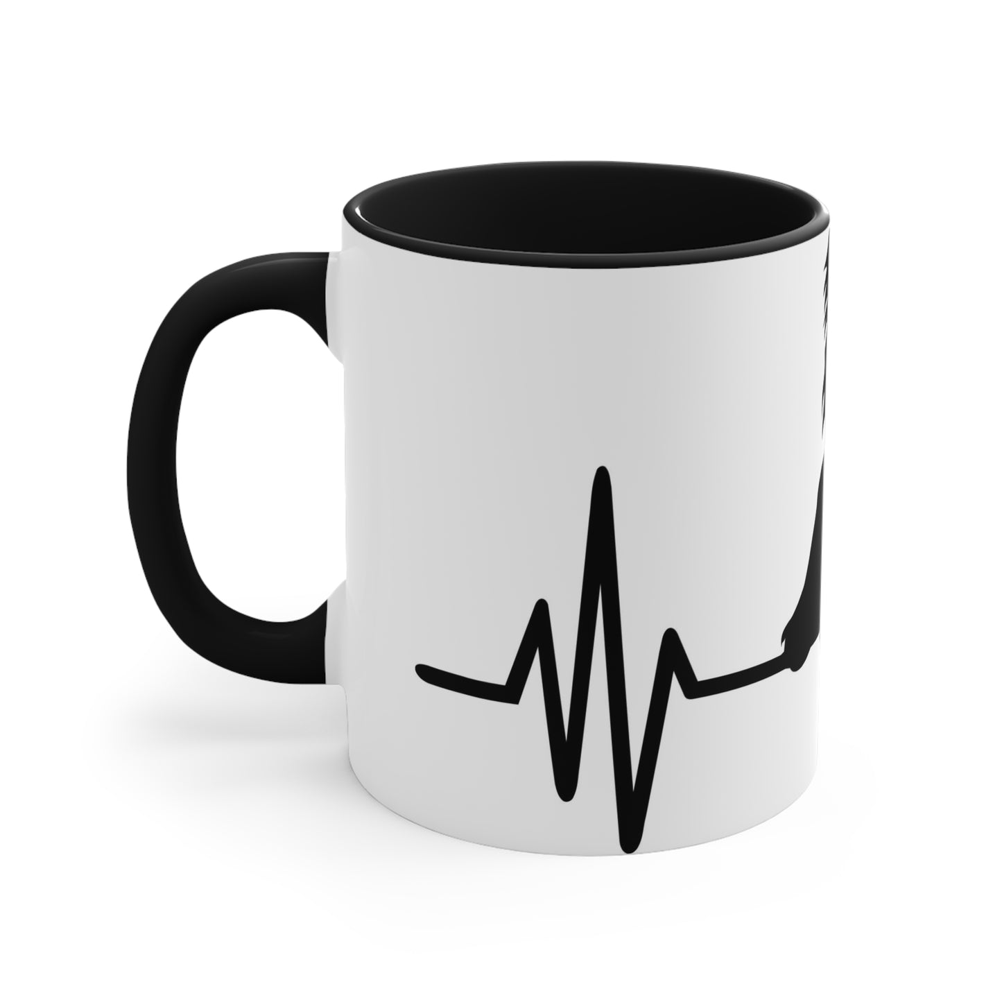 Yorkie heartbeat Mug