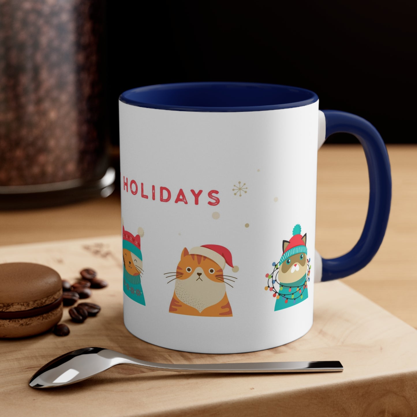 Cats Christmas Mug, 11oz