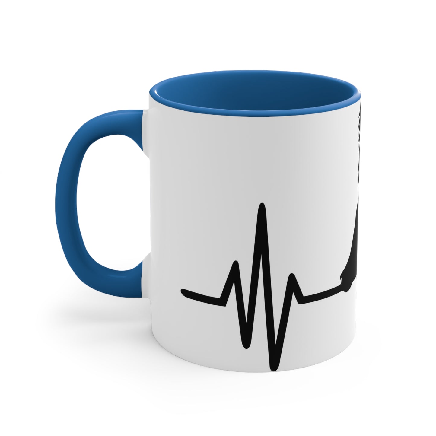 Yorkie heartbeat Mug