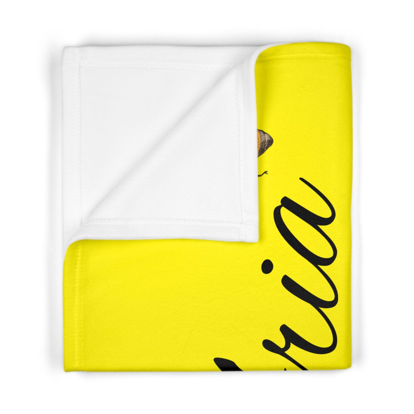 Personalized Soft Fleece Baby Blanket - Perfect for Nursery Decor and Gifts