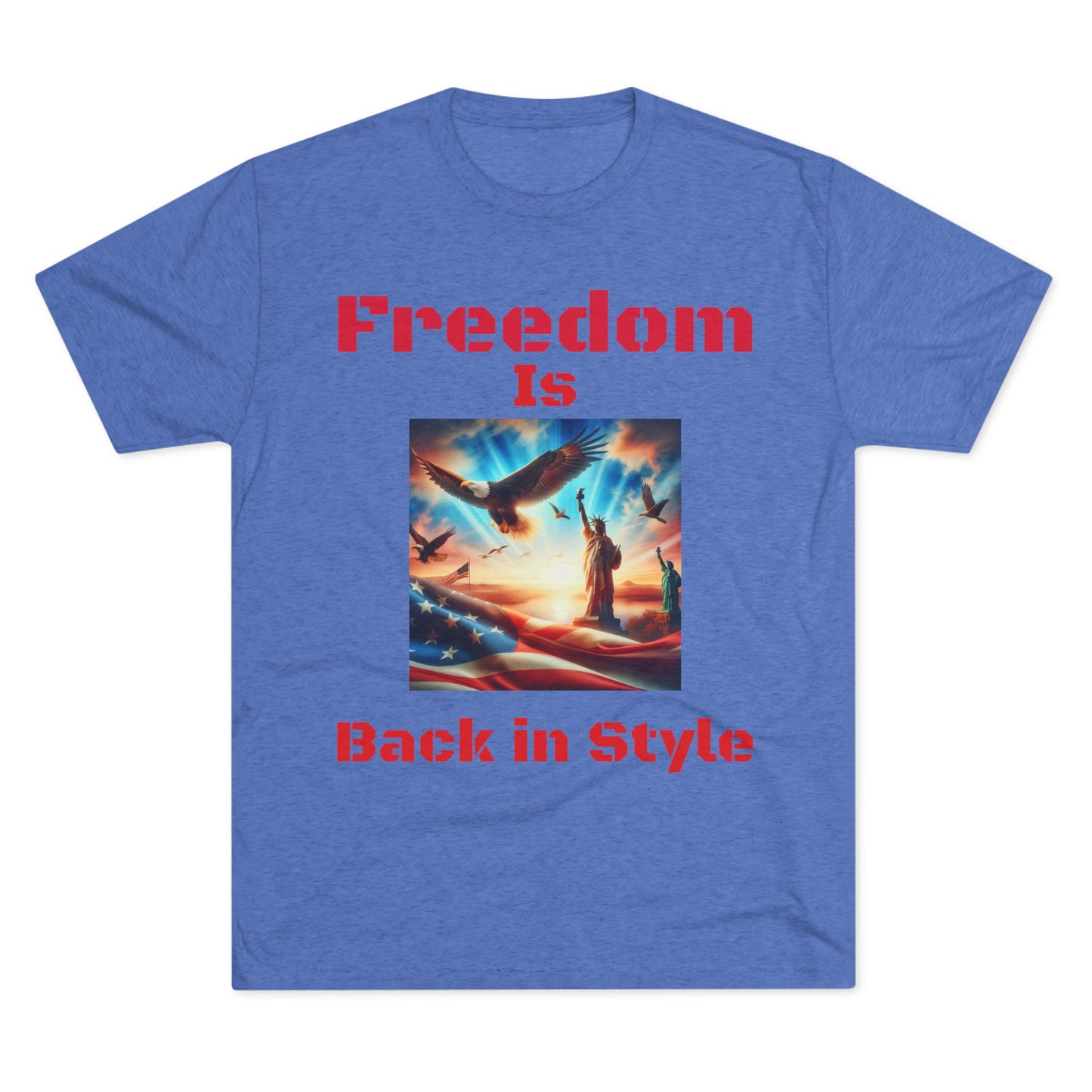 Unisex Tri-Blend Crew Tee Freedom