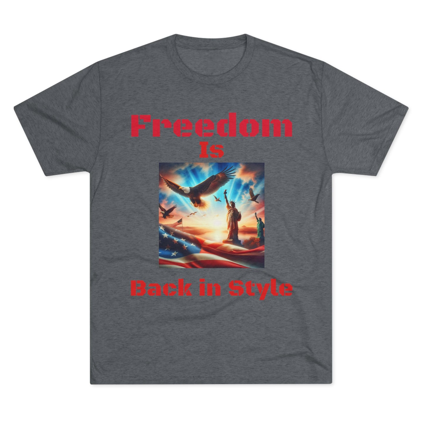 Unisex Tri-Blend Crew Tee Freedom