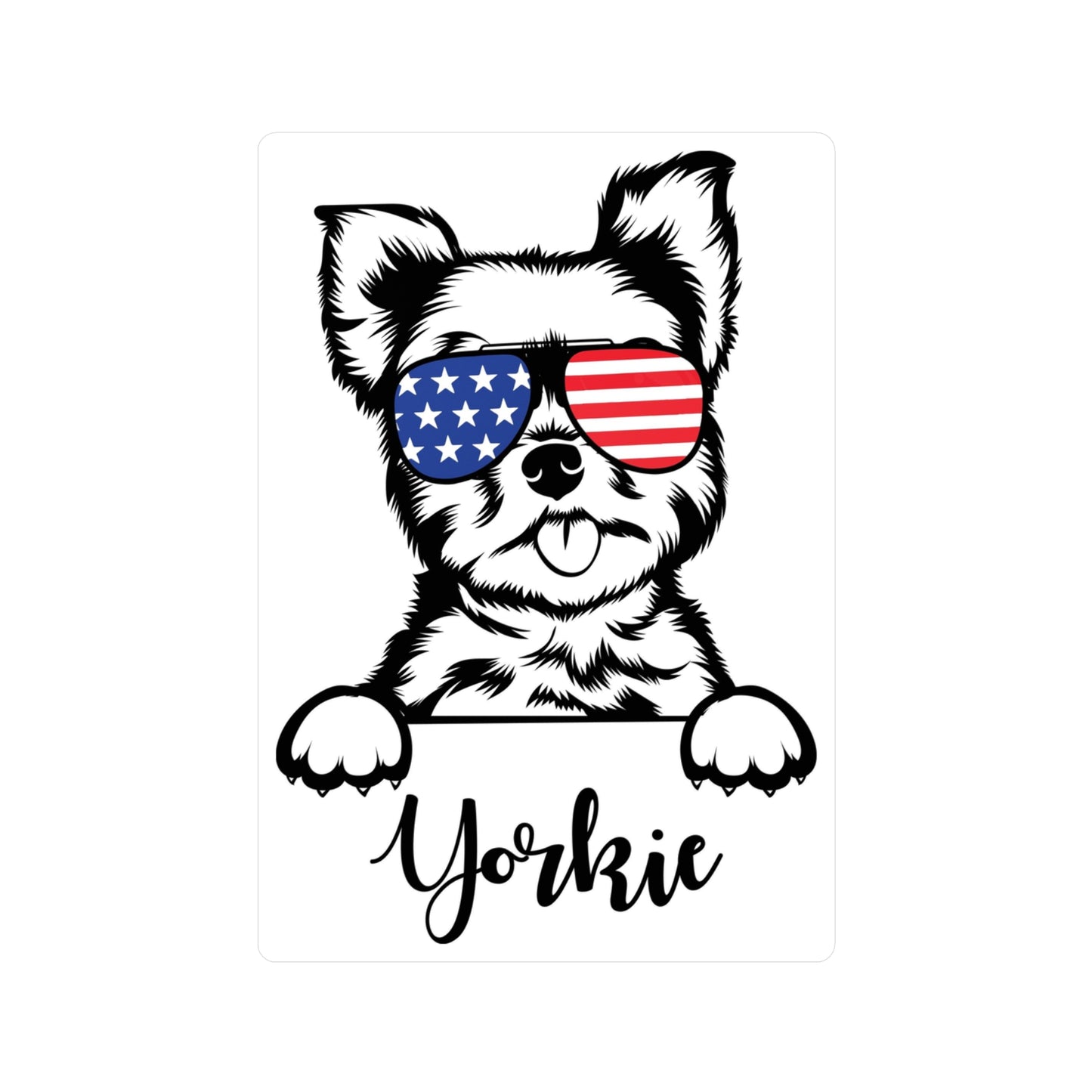 Yorkie Vinyl Decals