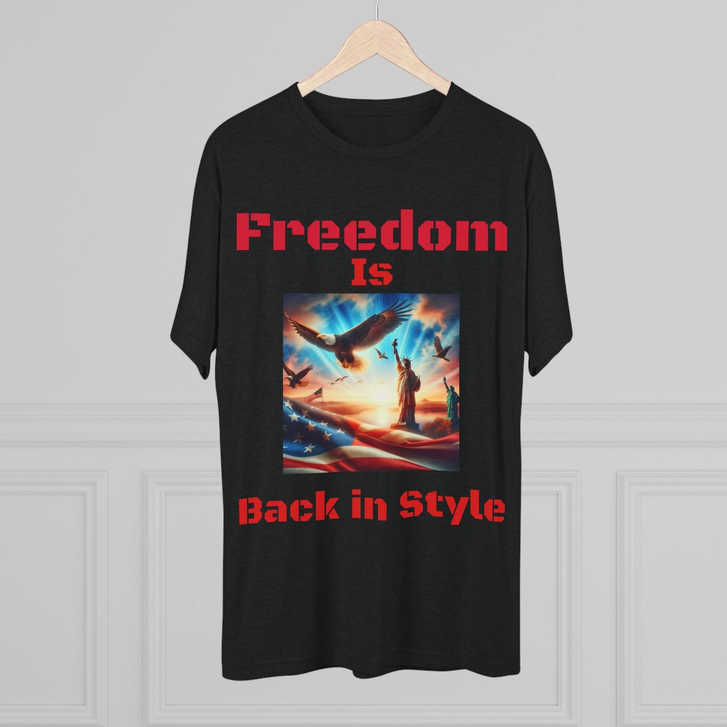 Unisex Tri-Blend Crew Tee Freedom
