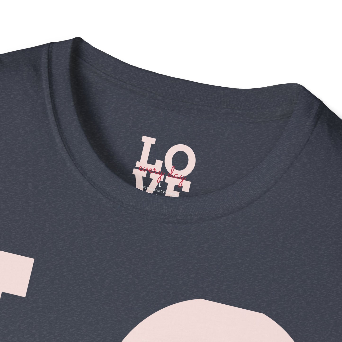Unisex Softstyle T-Shirt - Everyday Love Graphic Tee with Dove Design