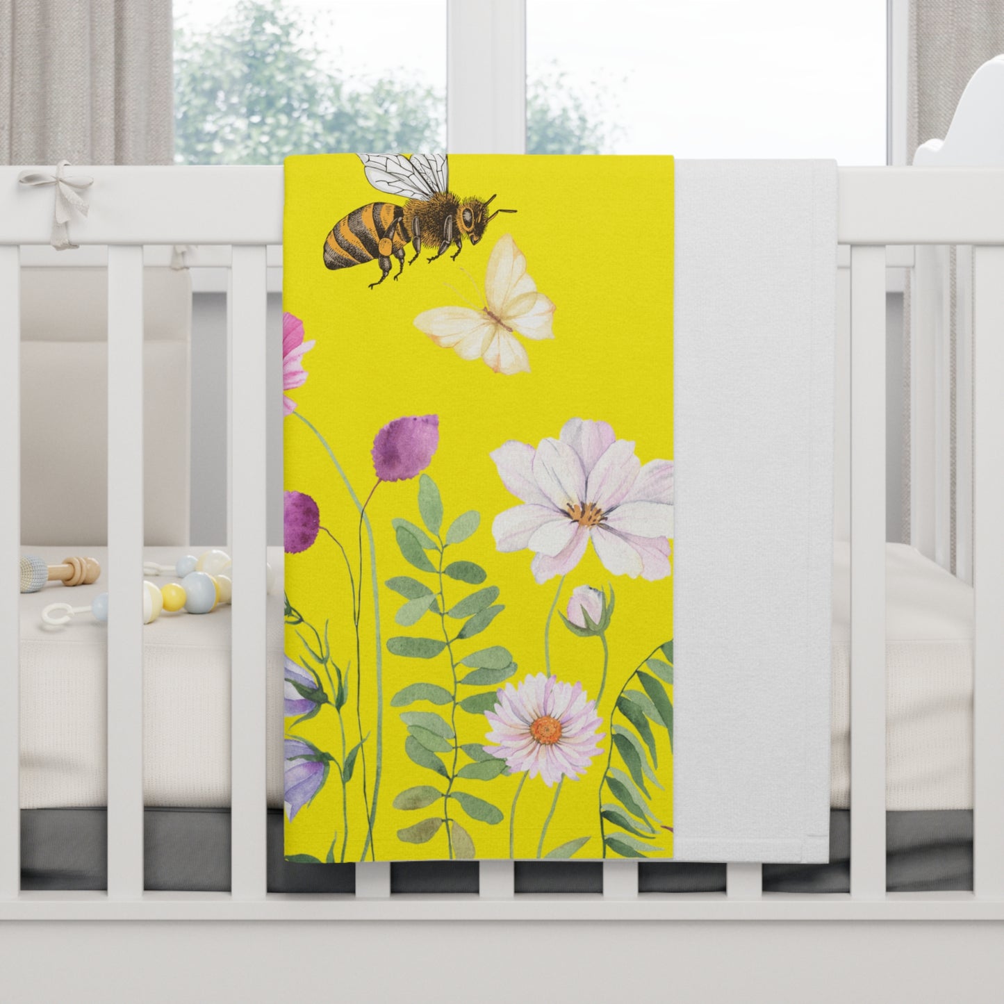 Personalized Soft Fleece Baby Blanket - Perfect for Nursery Decor and Gifts