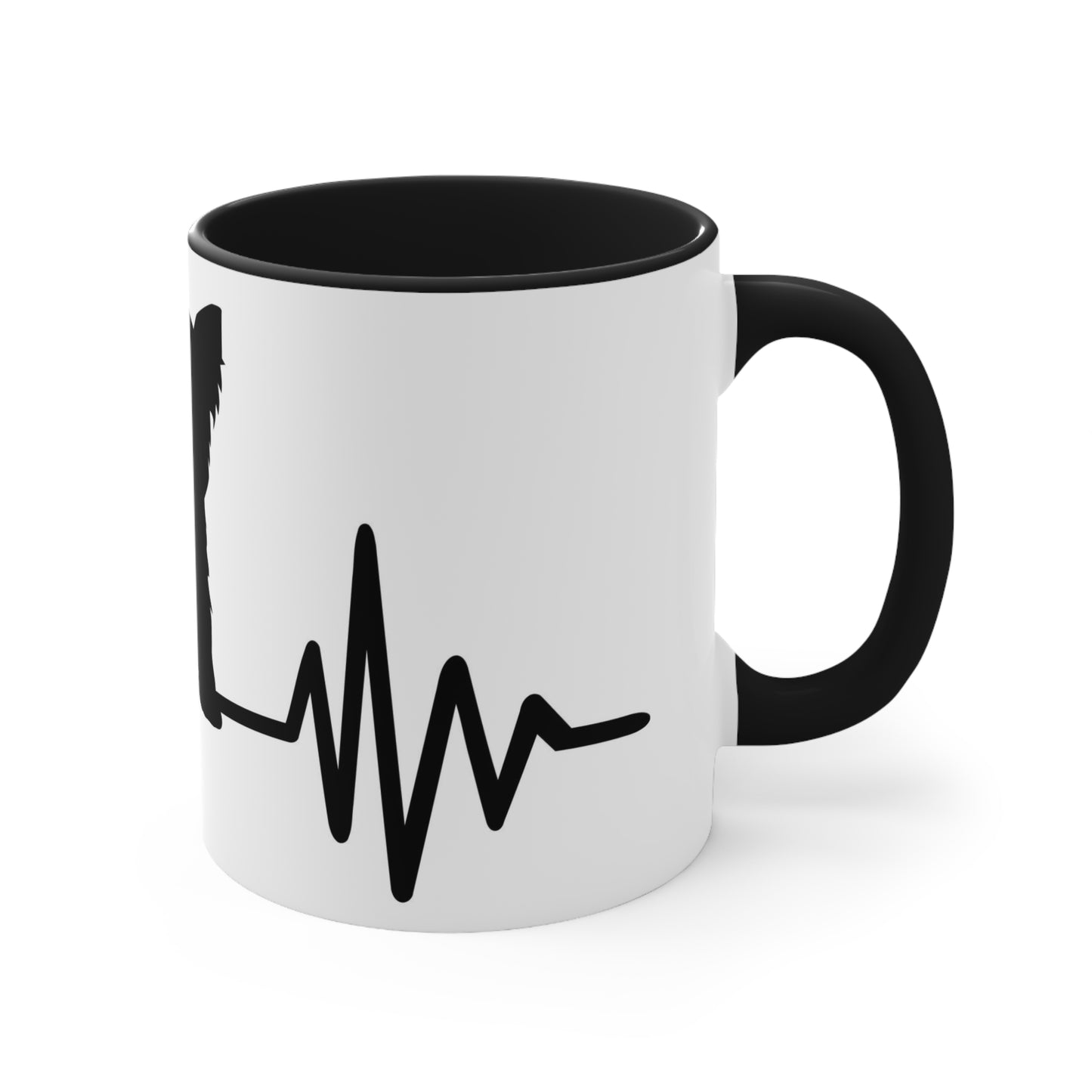 Yorkie heartbeat Mug