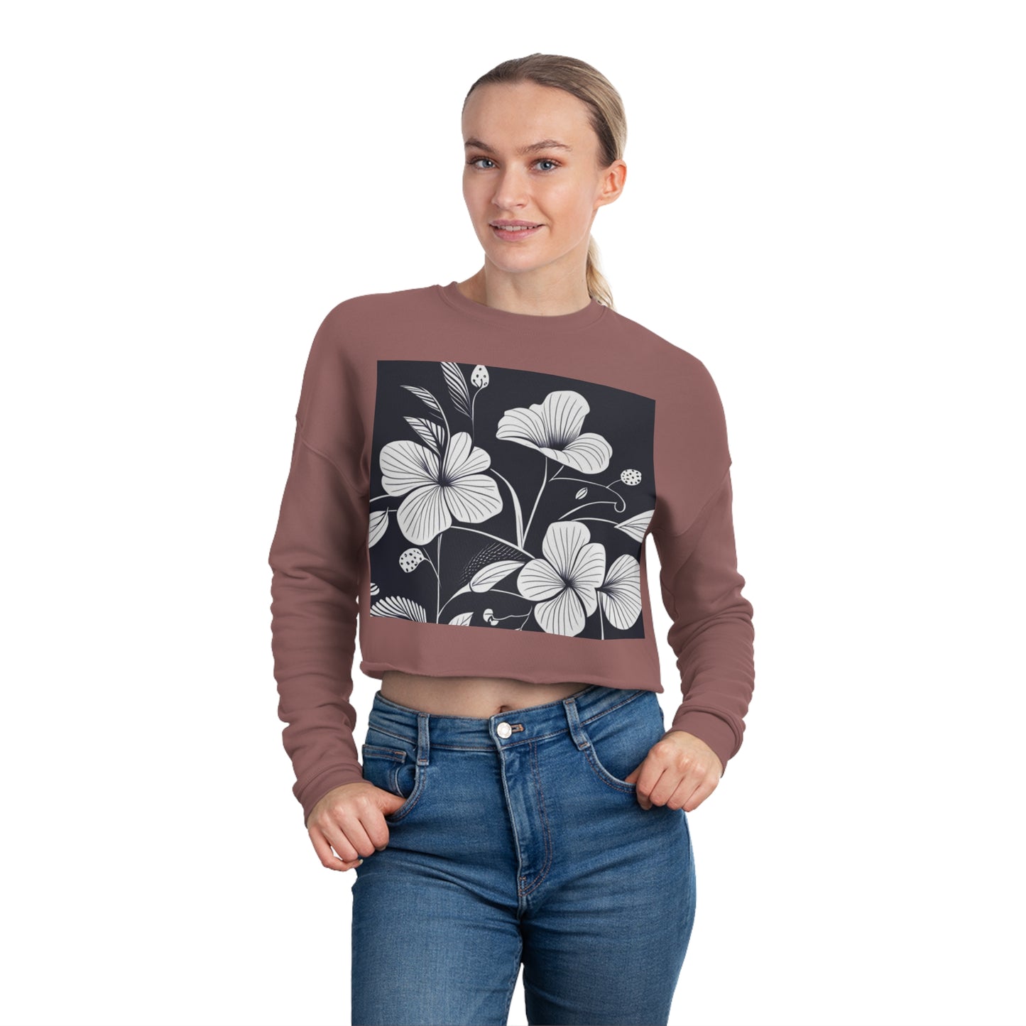 Spring Love Cropped Sweatshirt