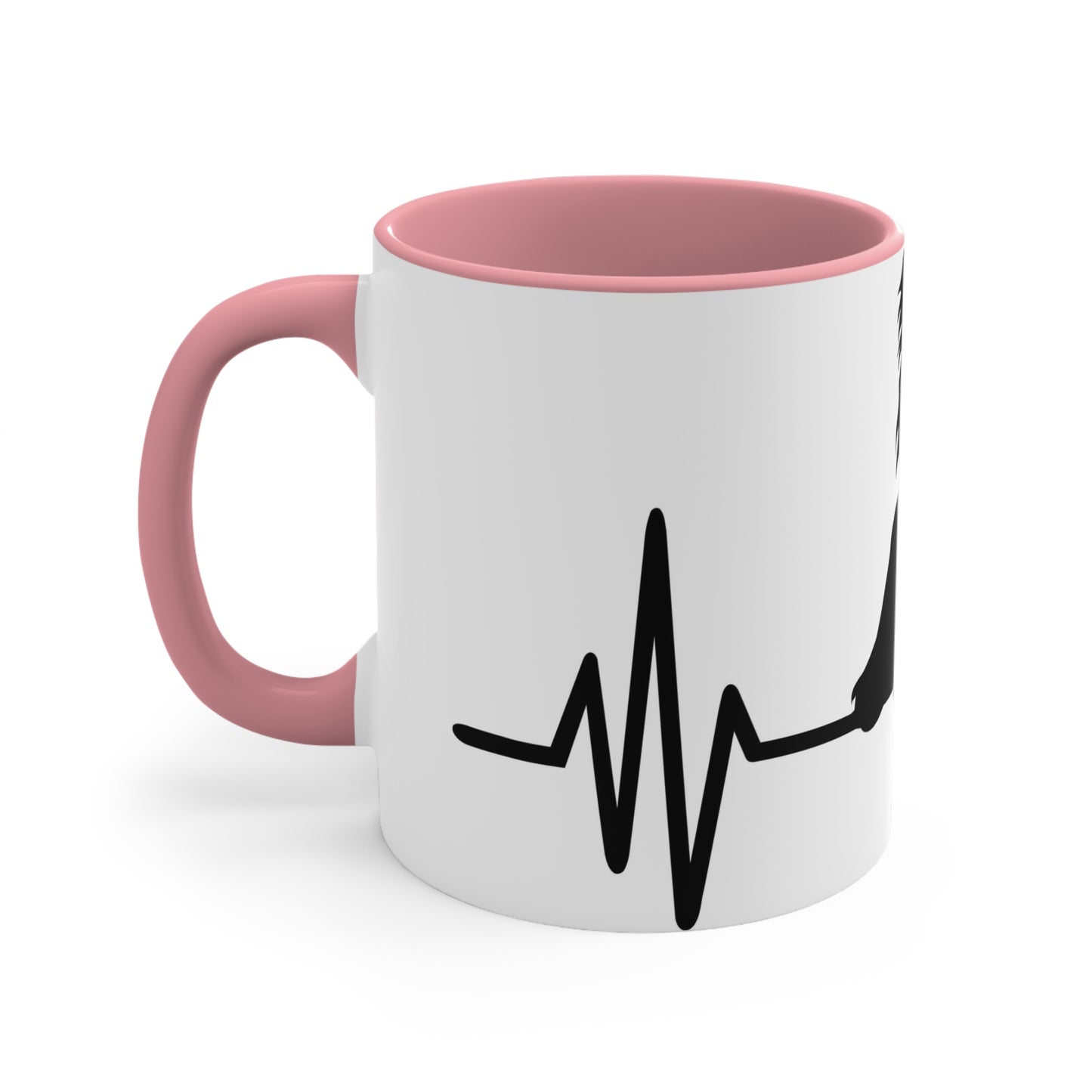 Yorkie heartbeat Mug