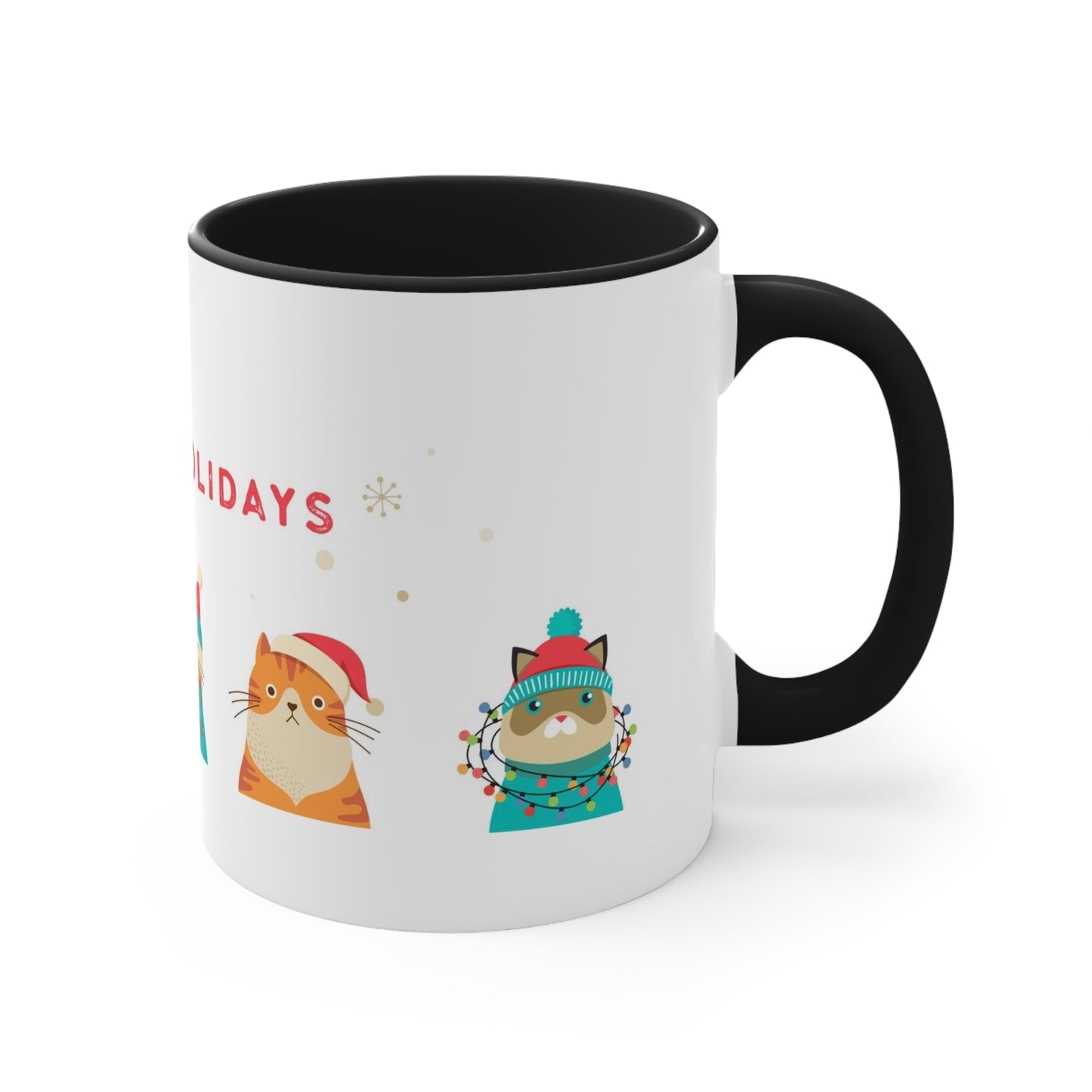 Cats Christmas Mug, 11oz