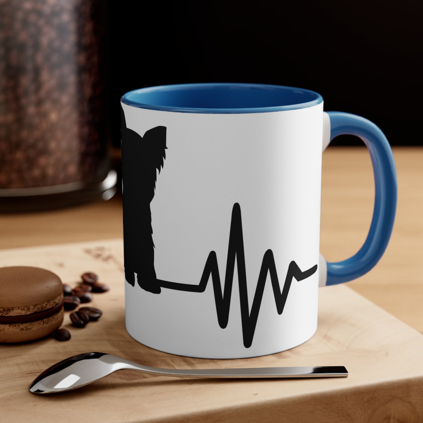 Yorkie heartbeat Mug