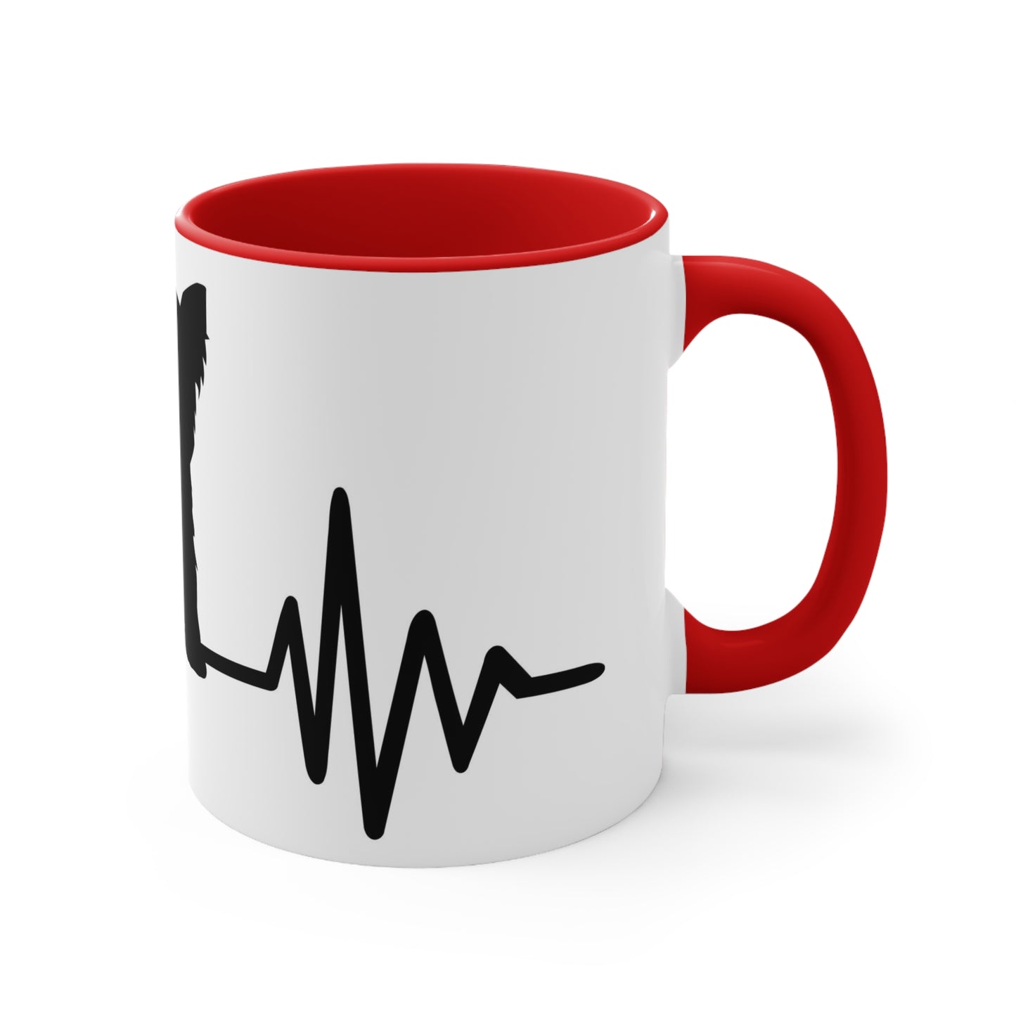 Yorkie heartbeat Mug