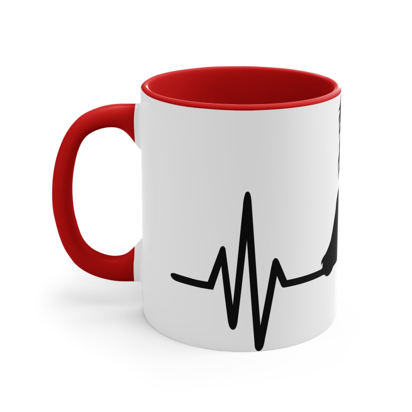 Yorkie heartbeat Mug