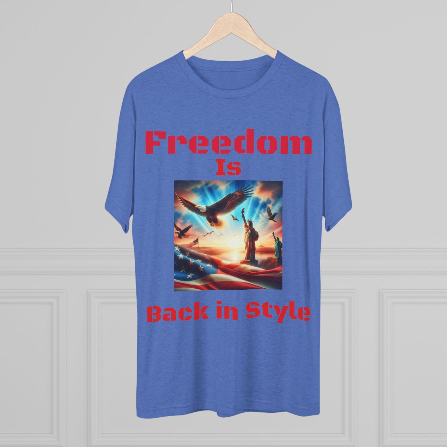 Unisex Tri-Blend Crew Tee Freedom