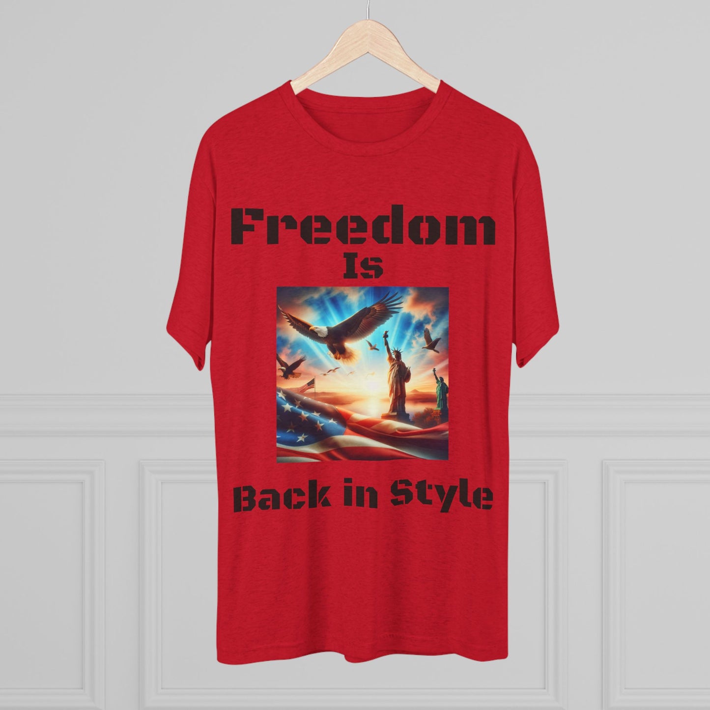 Unisex Tri-Blend Crew Tee Freedom
