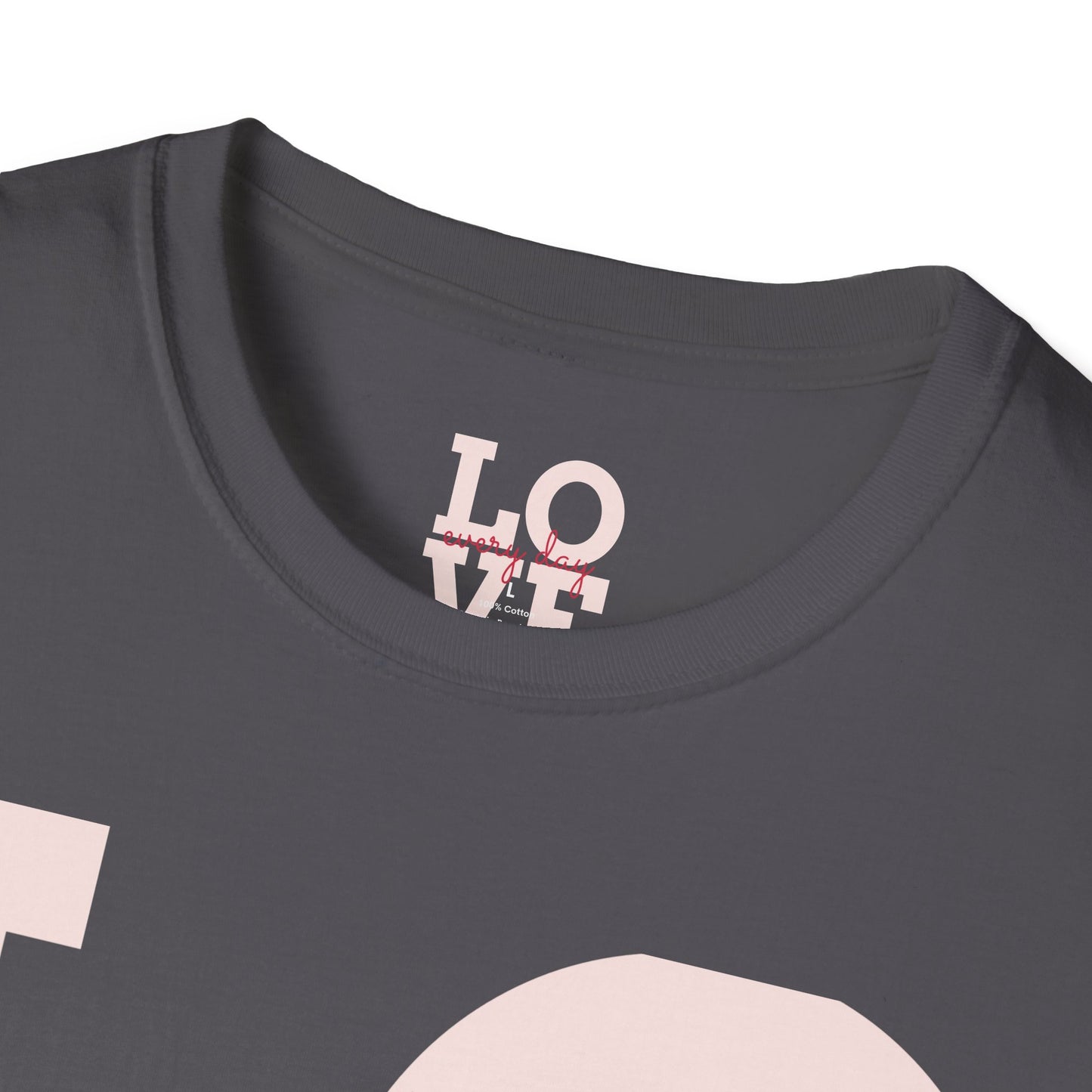 Unisex Softstyle T-Shirt - Everyday Love Graphic Tee with Dove Design
