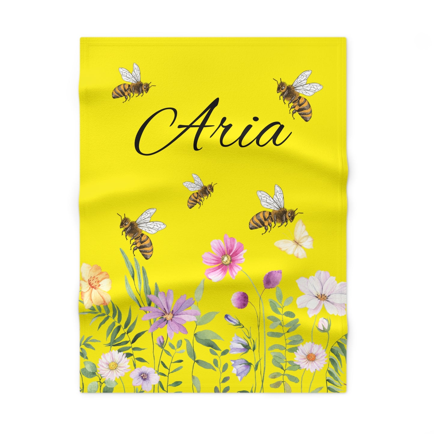 Personalized Soft Fleece Baby Blanket - Perfect for Nursery Decor and Gifts