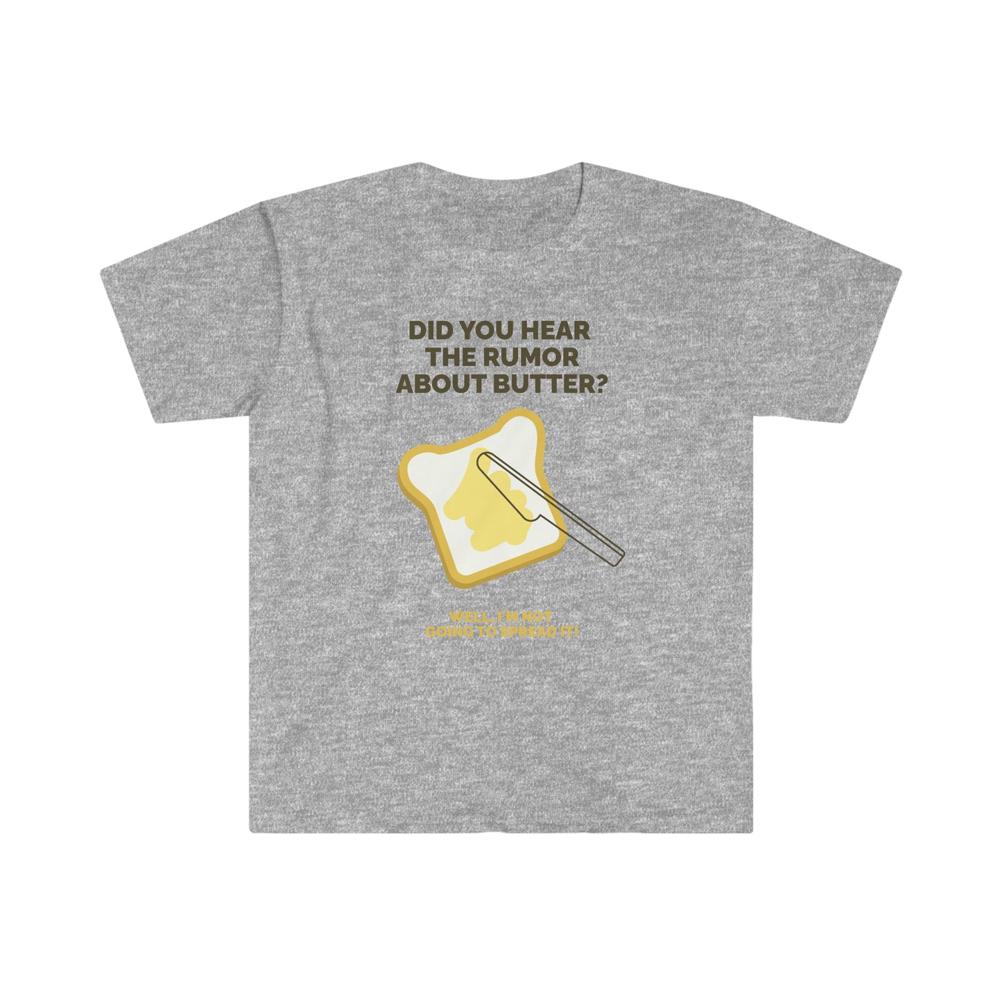 Unisex Softstyle T-Shirt Butter Joke Funny