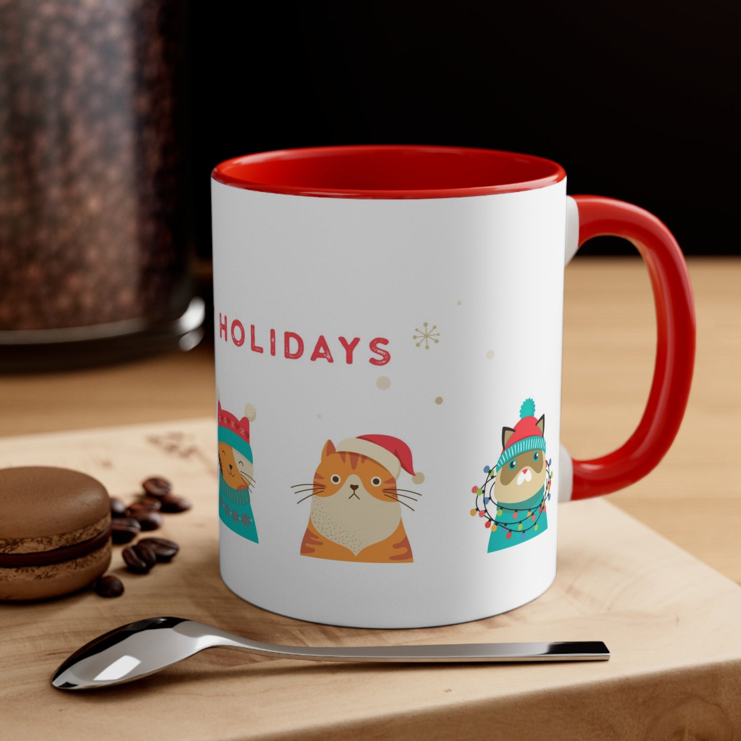 Cats Christmas Mug, 11oz