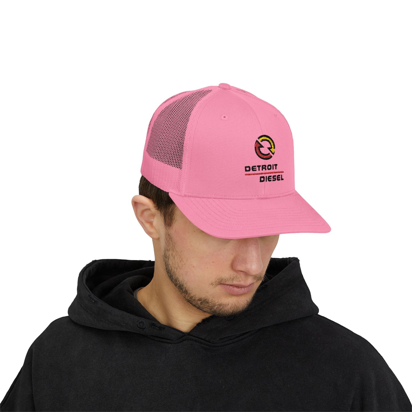 Detroit Diesel Snapback Trucker Cap - Stylish & Comfortable Hat for Auto Enthusiasts