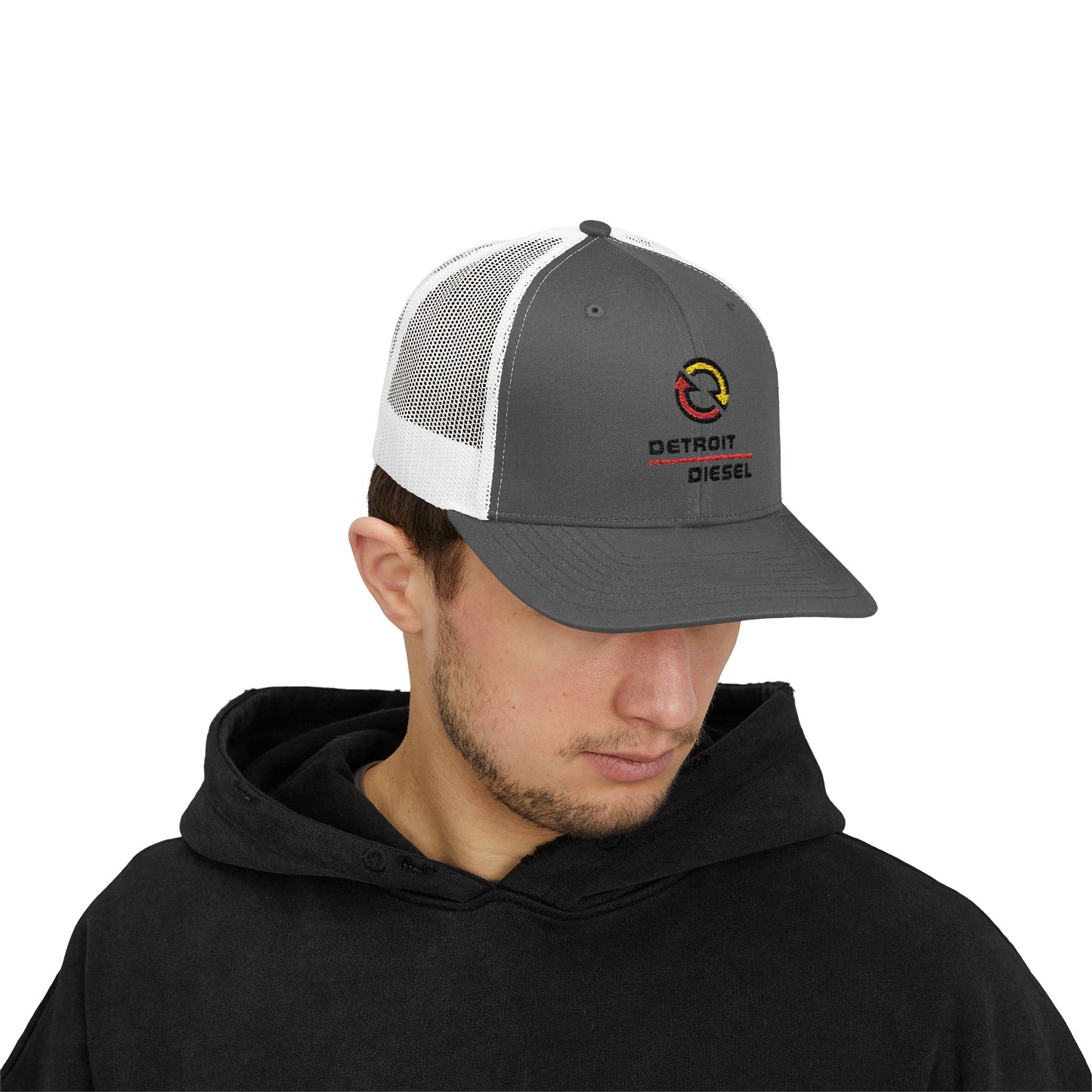Detroit Diesel Snapback Trucker Cap - Stylish & Comfortable Hat for Auto Enthusiasts