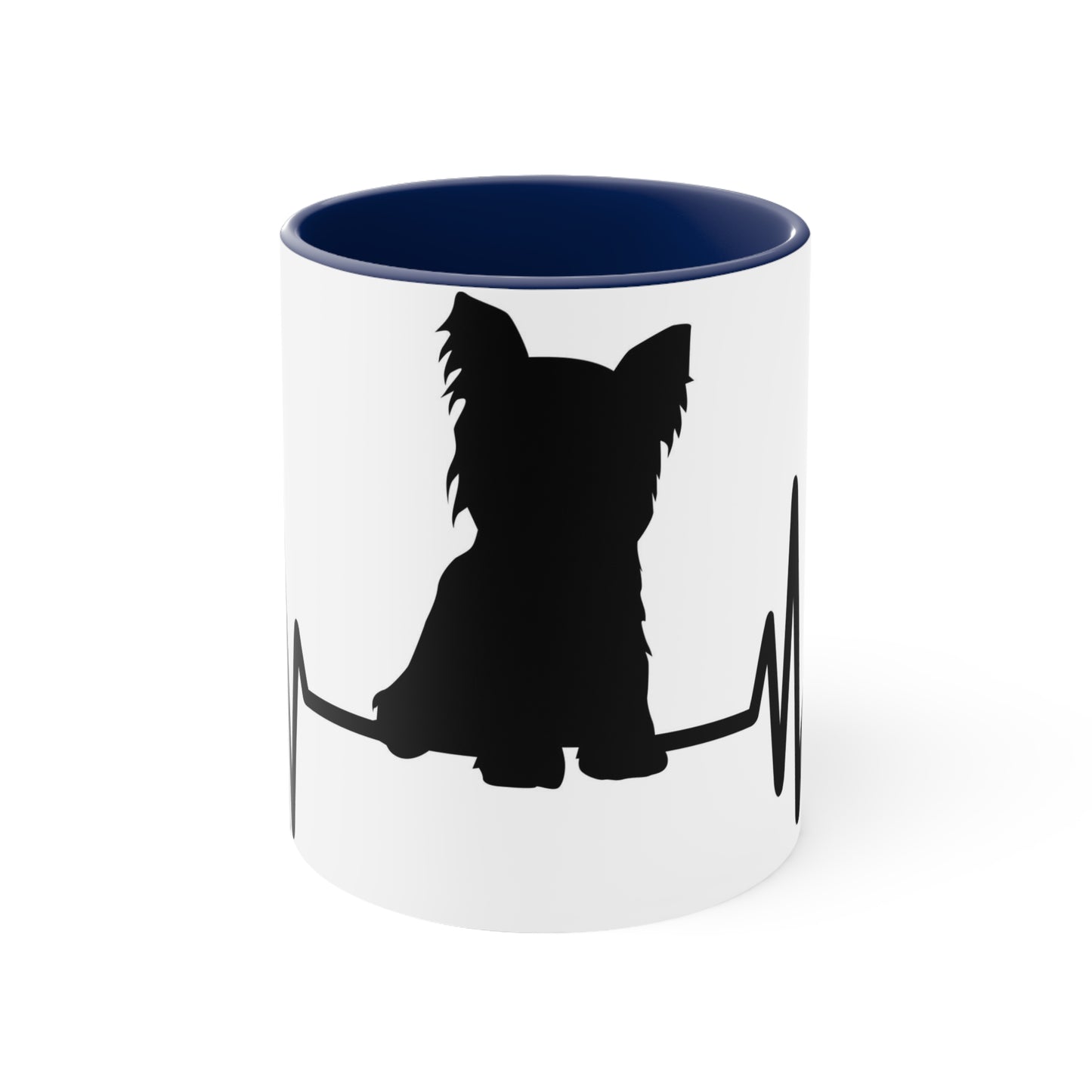 Yorkie heartbeat Mug