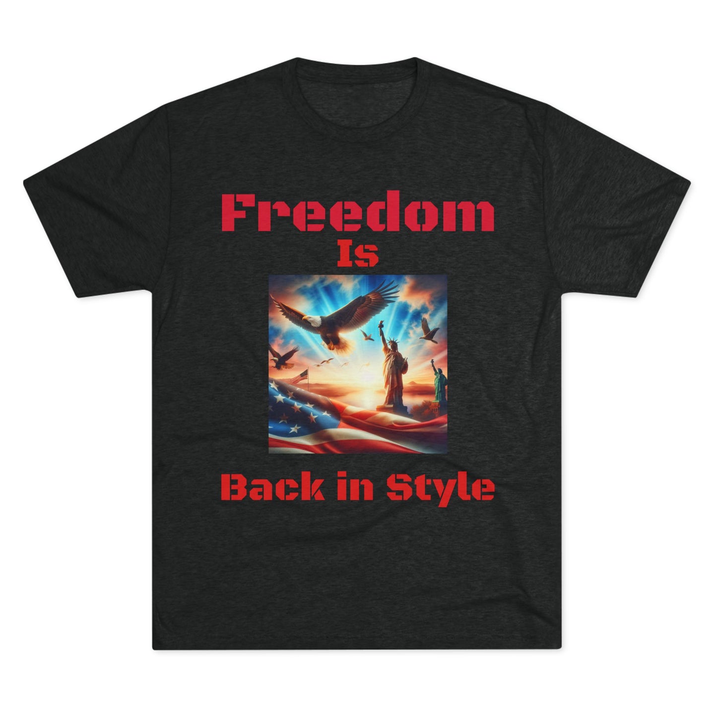 Unisex Tri-Blend Crew Tee Freedom