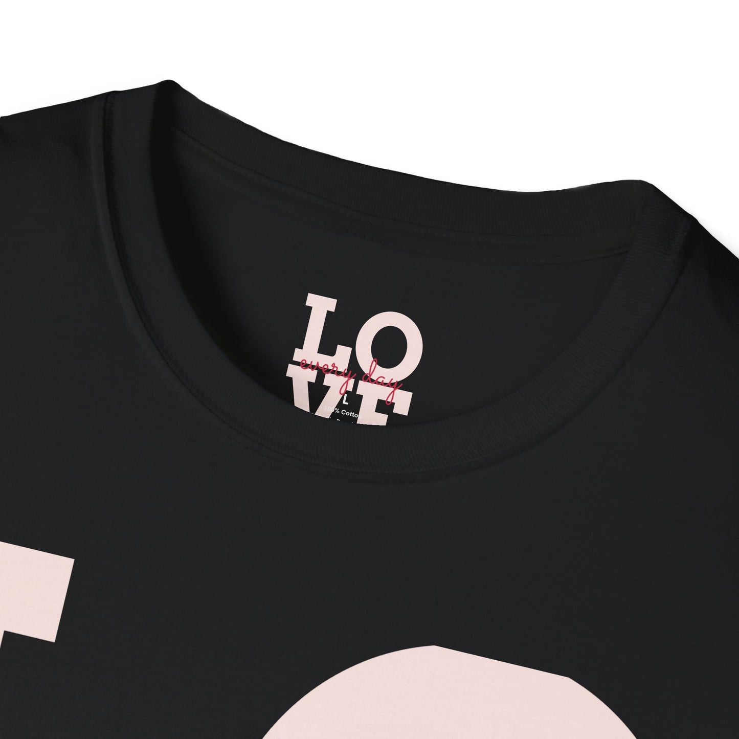 Unisex Softstyle T-Shirt - Everyday Love Graphic Tee with Dove Design