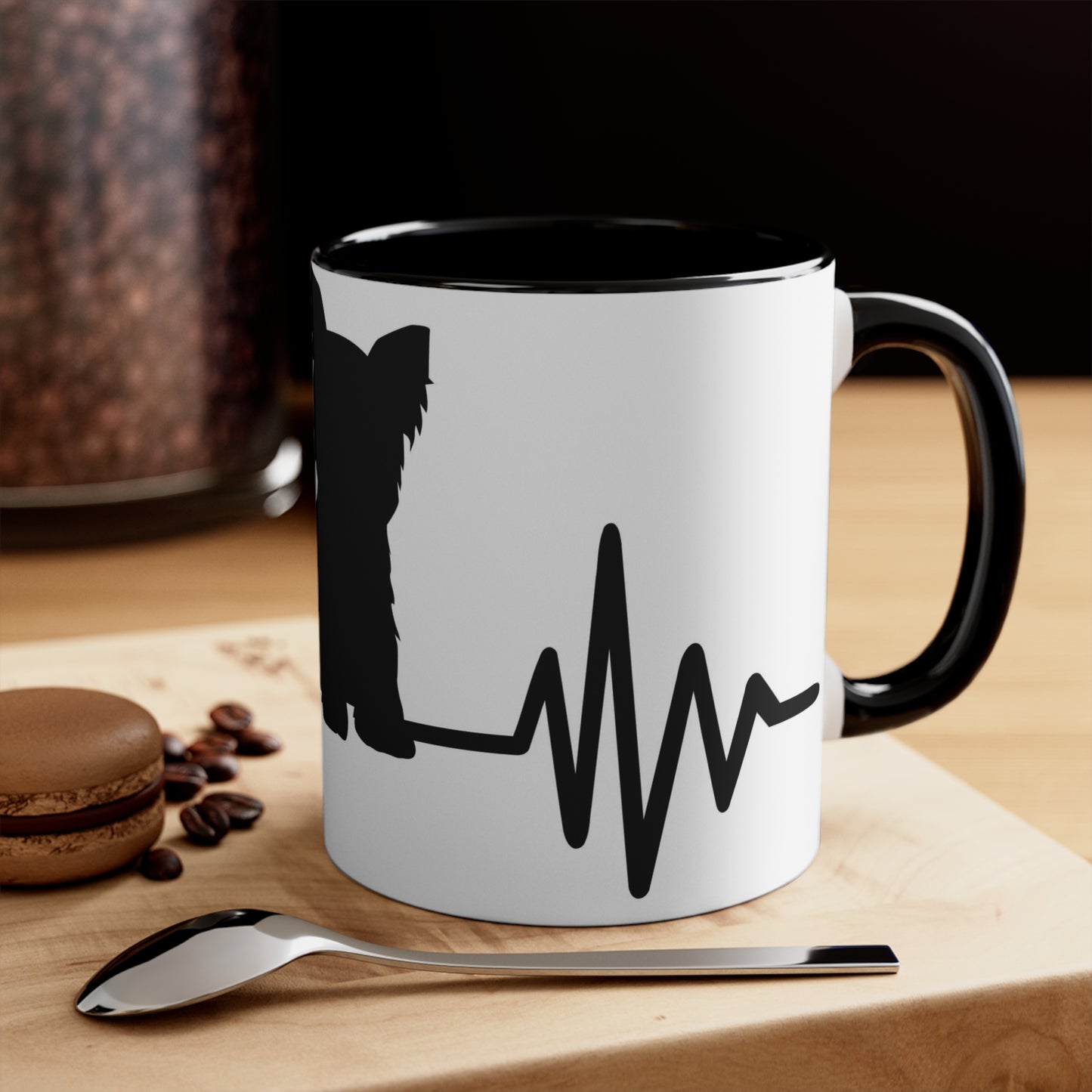Yorkie heartbeat Mug