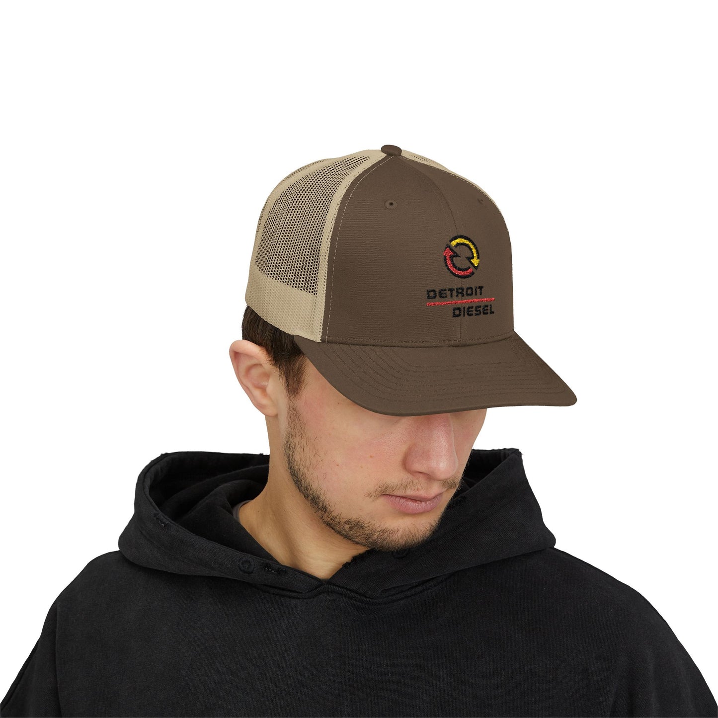 Detroit Diesel Snapback Trucker Cap - Stylish & Comfortable Hat for Auto Enthusiasts