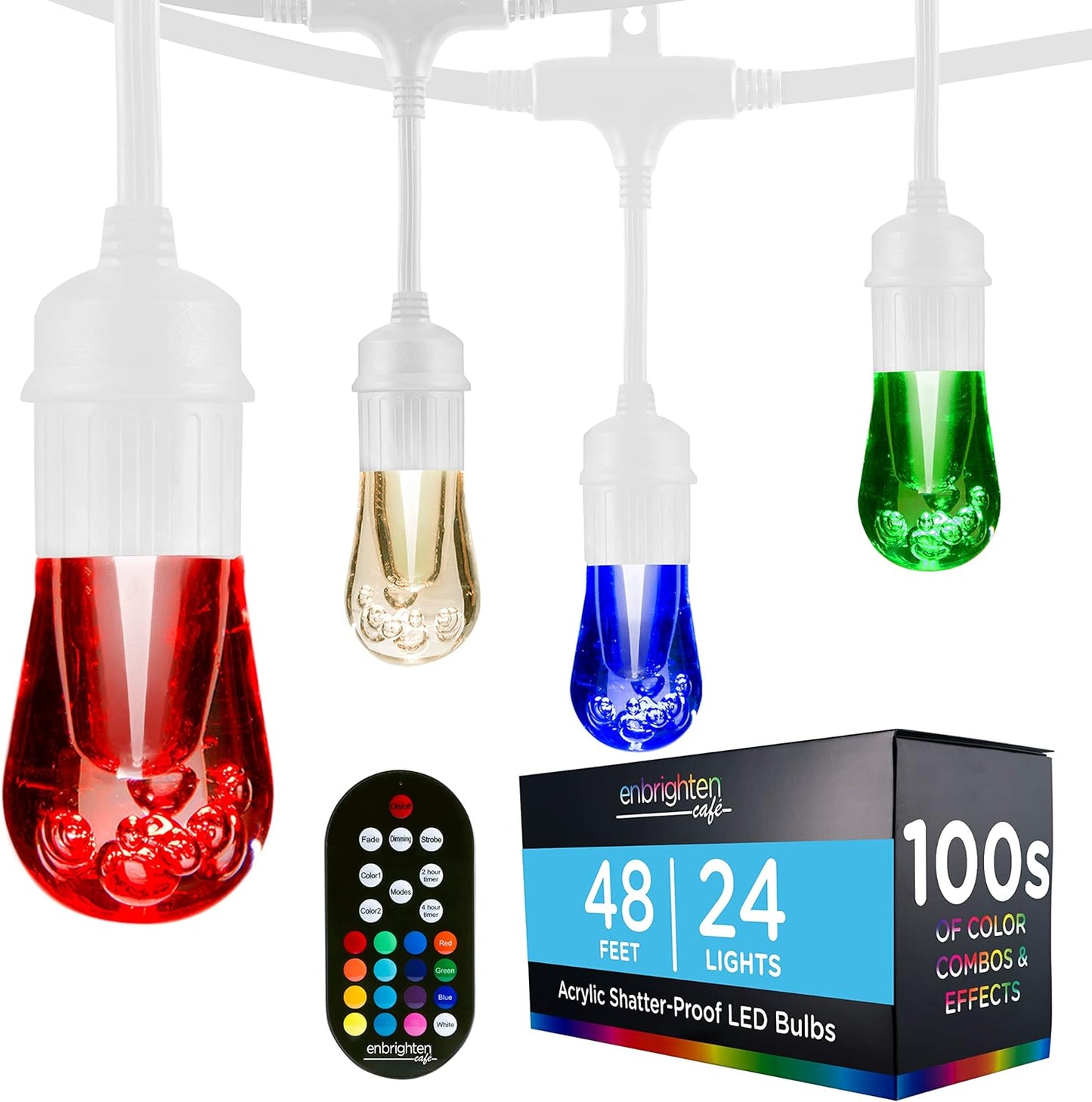 Enbrighten Premium Color Changing String Lights