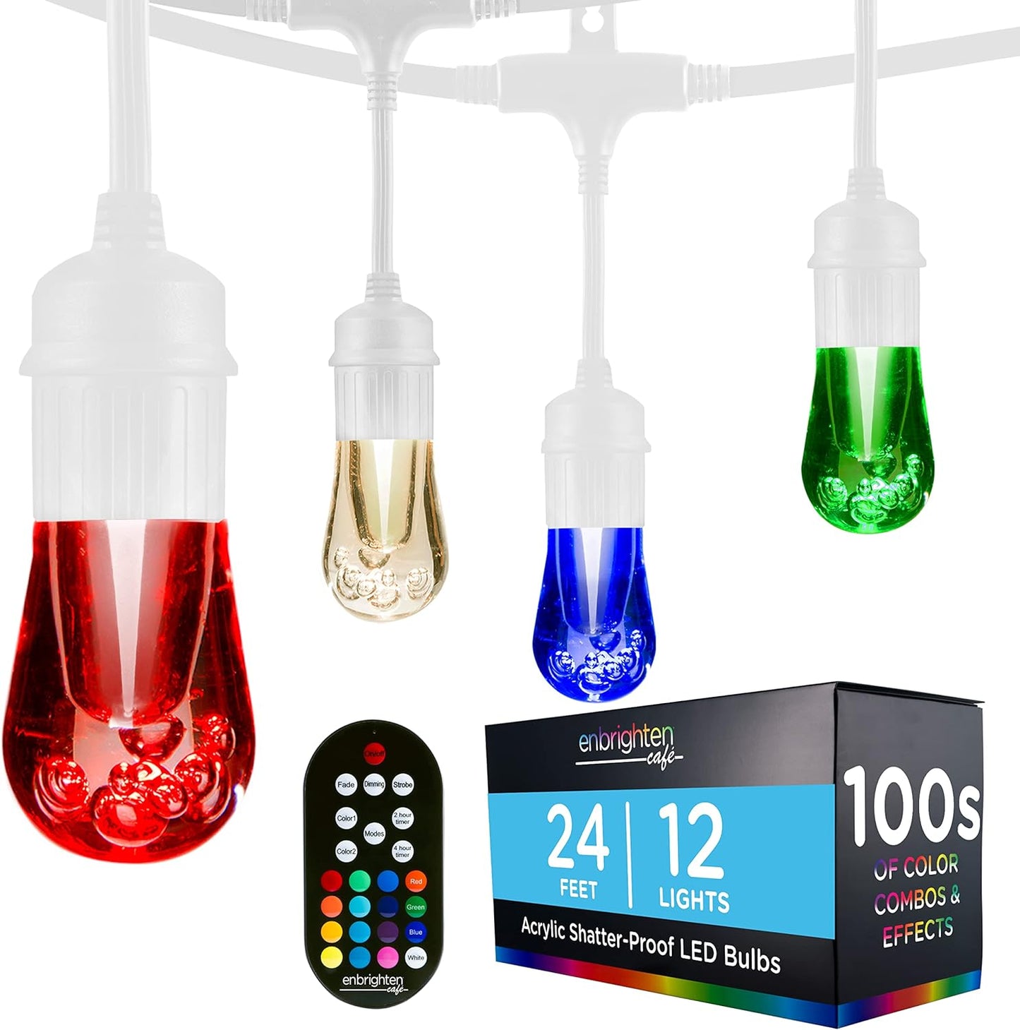 Enbrighten Premium Color Changing String Lights