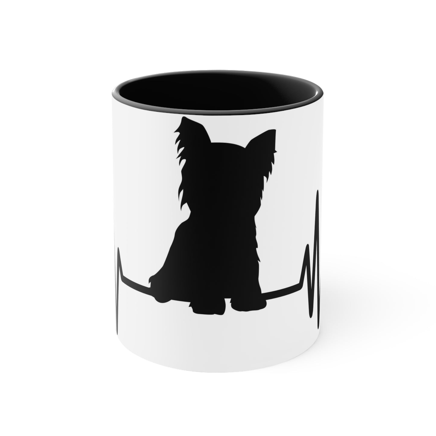 Yorkie heartbeat Mug