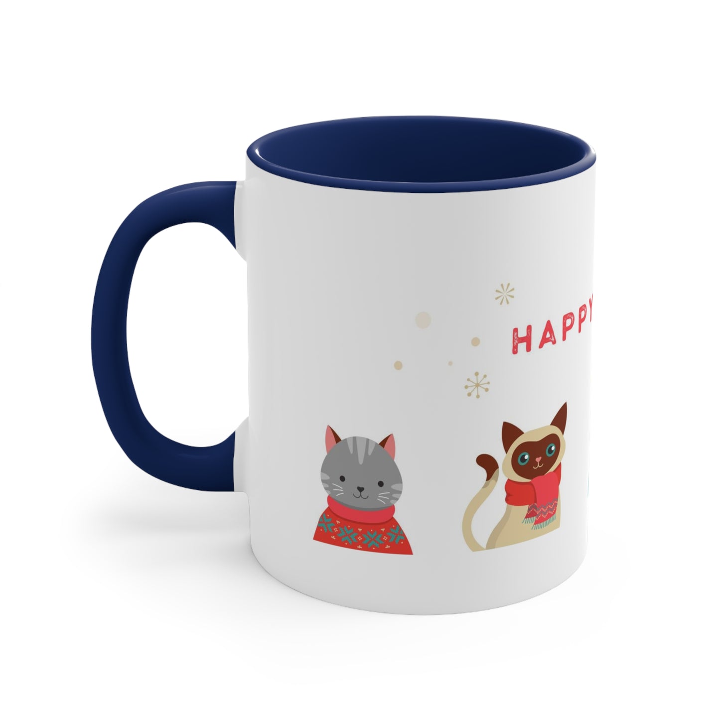 Cats Christmas Mug, 11oz