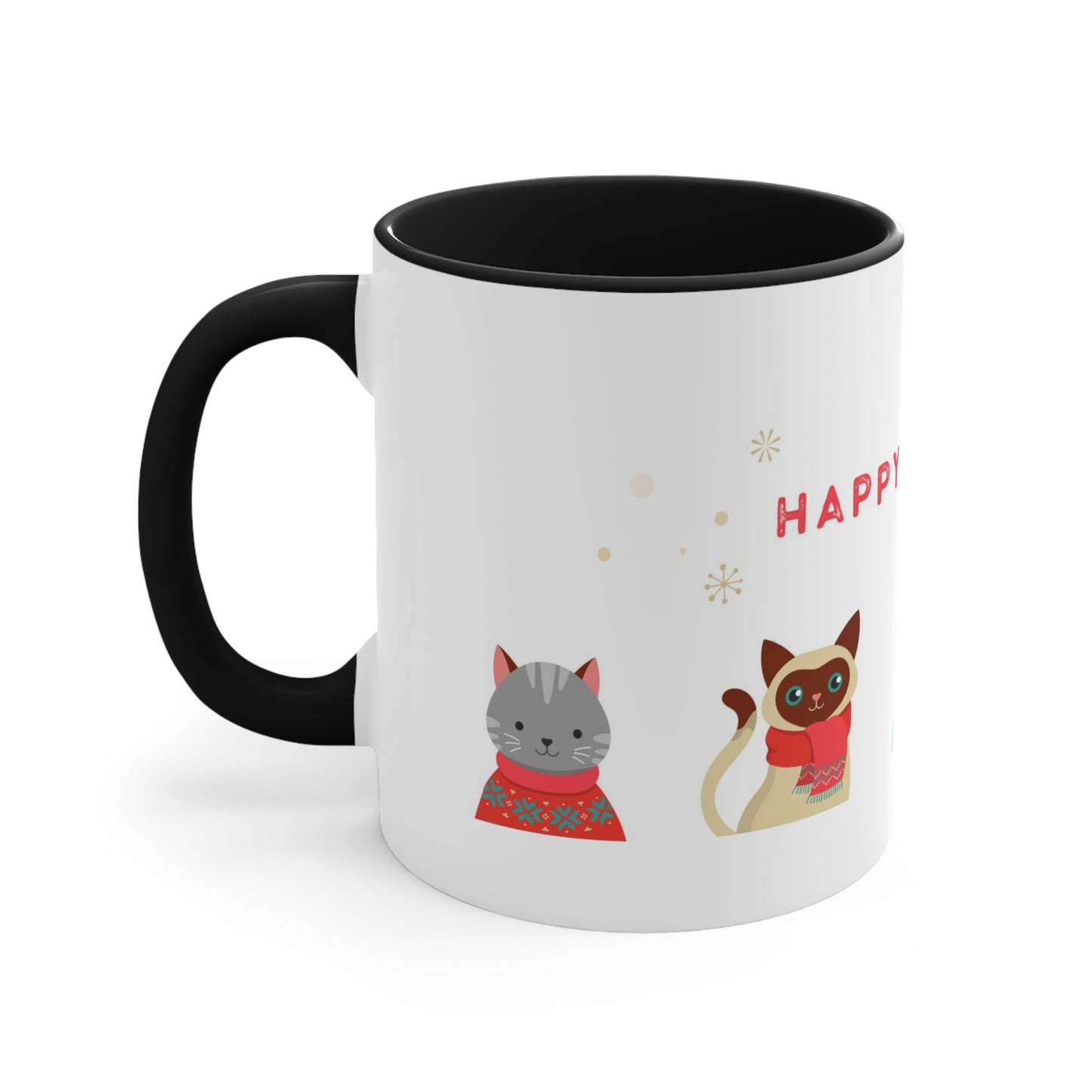 Cats Christmas Mug, 11oz