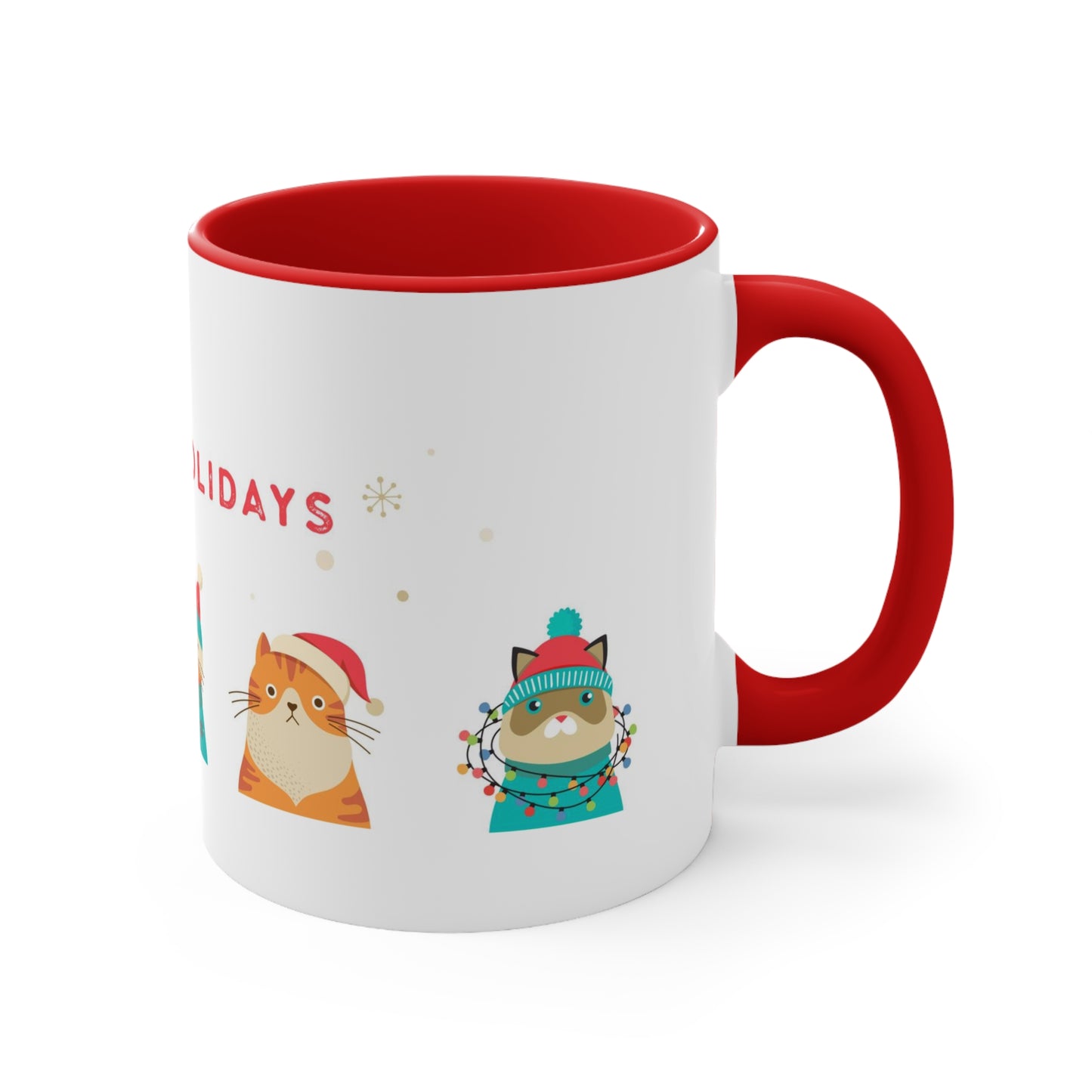 Cats Christmas Mug, 11oz