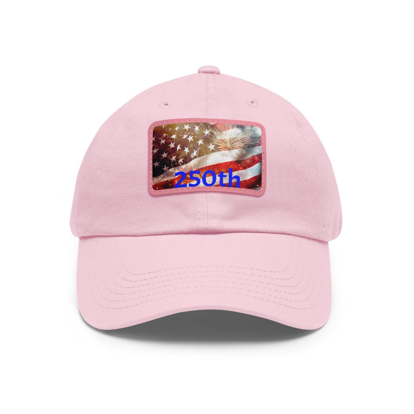 Patriotic Dad Hat with Leather Patch, American Flag Cap, Father's Day Gift, Casual Wear, Summer Accessory