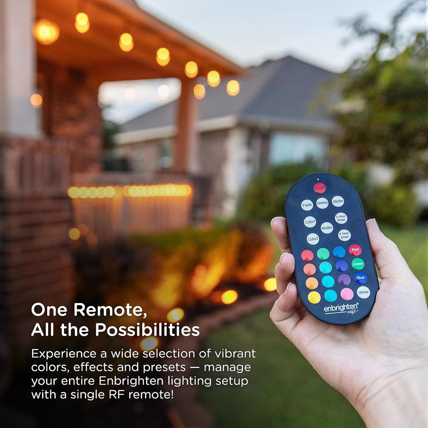Enbrighten Premium Color Changing String Lights