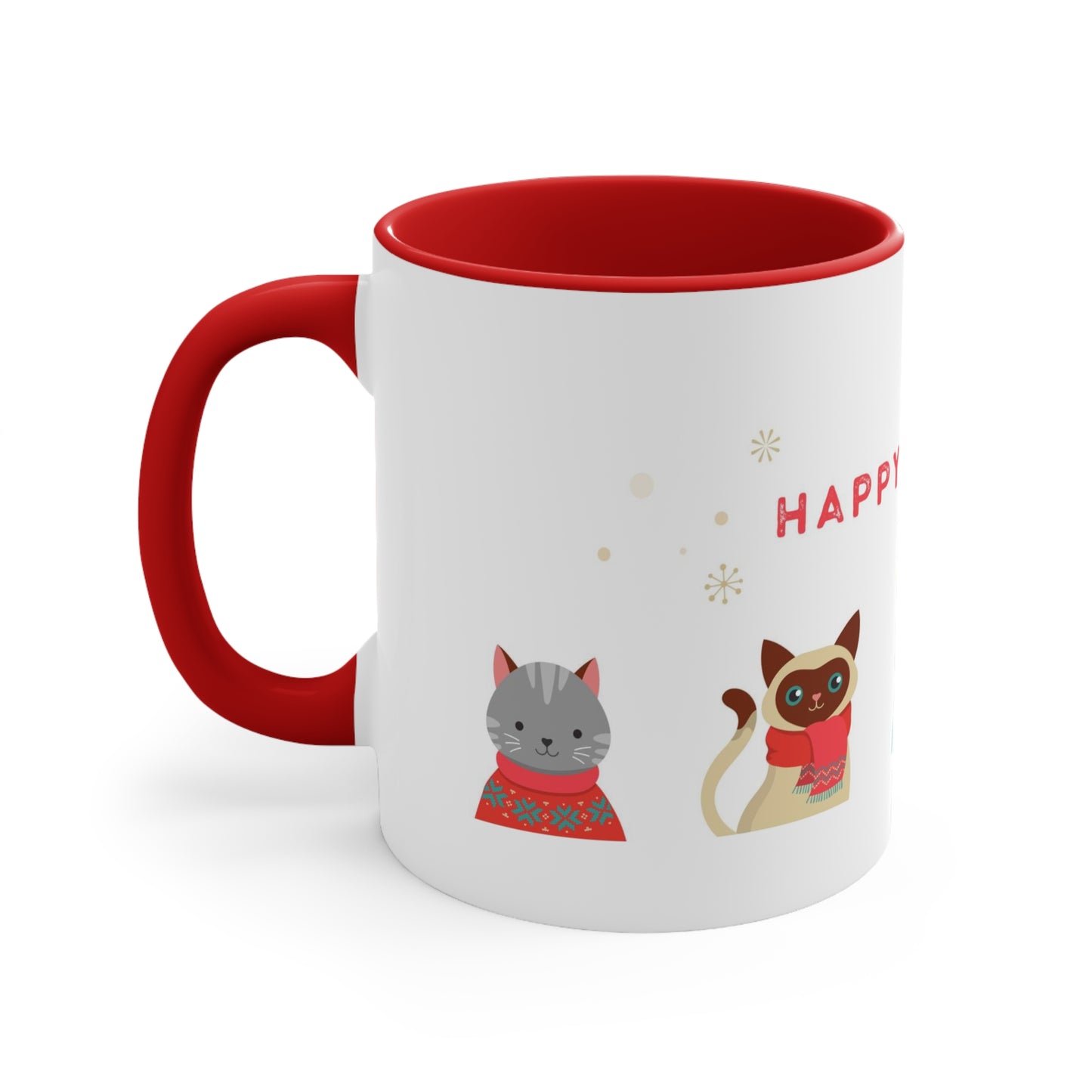 Cats Christmas Mug, 11oz