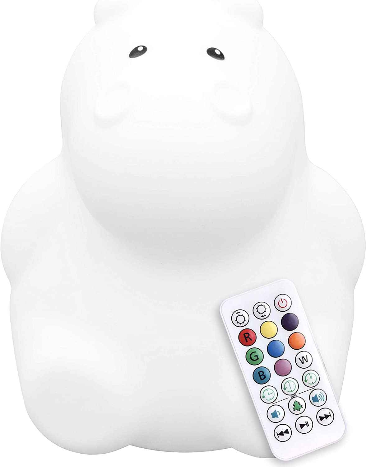 Lumipets Night Light for Kids, Silicone Nursery Light for Baby Room and Toddler, Portable Rechargeable Animal Lights for Girls and Boys, Kawaii Lamp (Puppy)