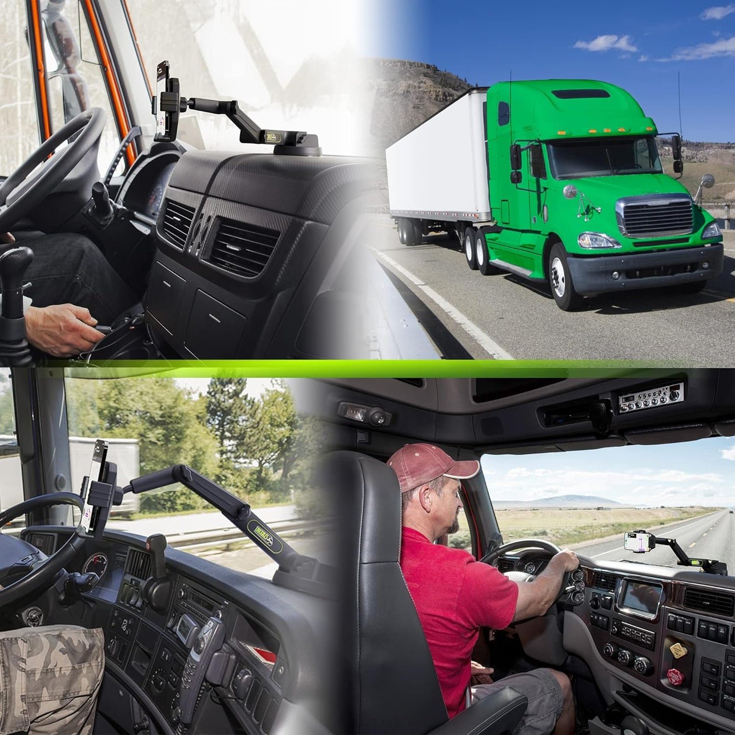 Heavy Duty Cell Phone Holder for Trucks