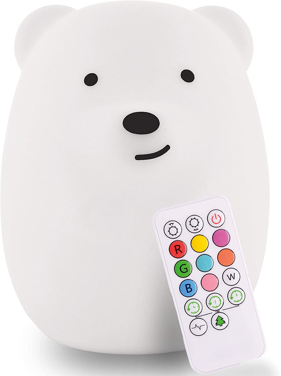 Lumipets Night Light for Kids, Silicone Nursery Light for Baby Room and Toddler, Portable Rechargeable Animal Lights for Girls and Boys, Kawaii Lamp (Puppy)