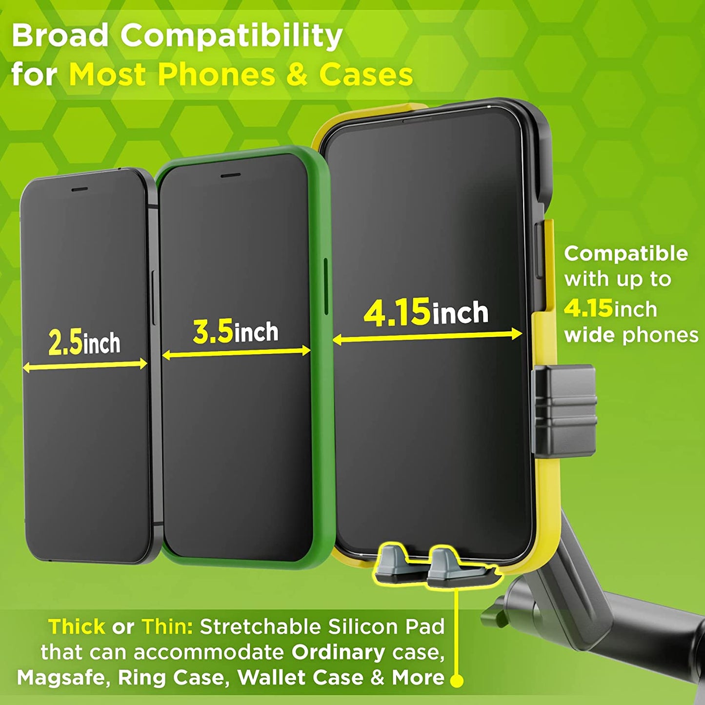 Heavy Duty Cell Phone Holder for Trucks