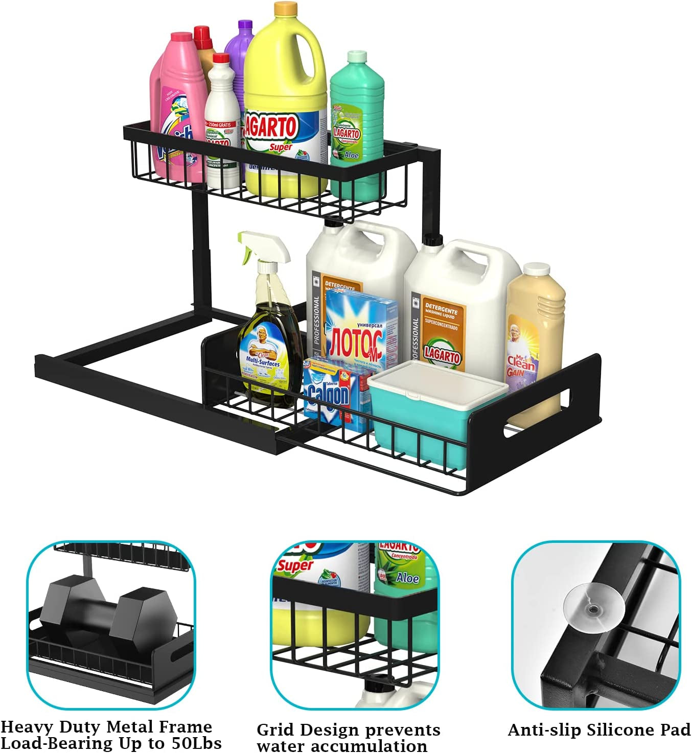 REALINN under Sink Organizer