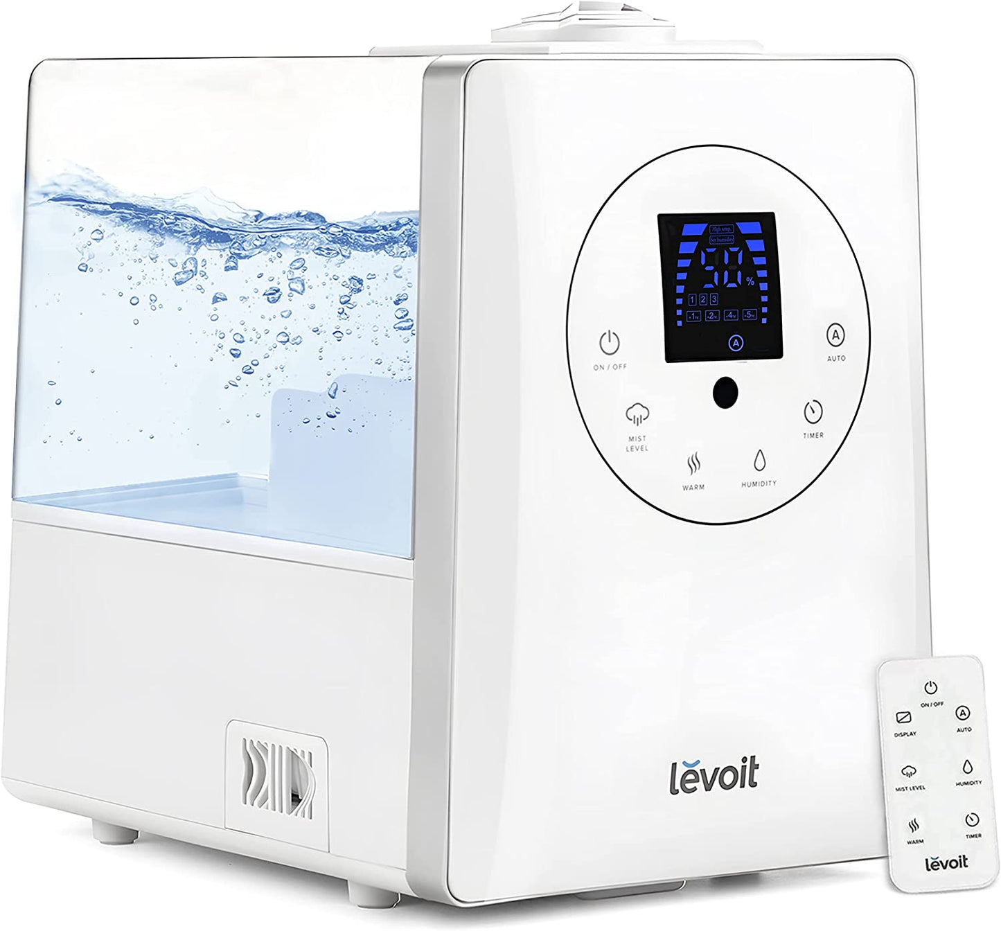 LEVOIT Top Fill Humidifiers for Bedroom, 2.5L Large Tank, Easy to Fill and Clean, 26Db Quiet Cool Mist Air Humidifier for Home Baby Nursery & Plants,Auto Shut-Off and Bpa-Free for Safety, 25H Runtime